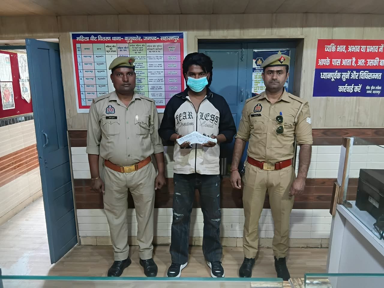 सहारनपुर: हत्या के प्रयास के मामले में वांछित अभियुक्त गिरफ्तार, तमंचा व जिंदा कारतूस बरामद